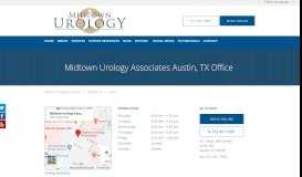 
							         Contact Us - Midtown Urology Associates: Urologists Austin, TX								  
							    