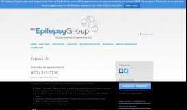 
							         Contact Us | Minnesota Epilepsy Group								  
							    