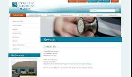 
							         Contact Us | Newport | Coastal Medical of Rhode Island								  
							    