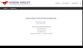 
							         Contact Us - Nixon-Smiley Consolidated Independent School District								  
							    