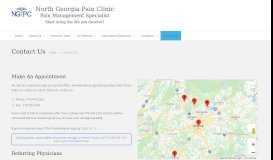 
							         Contact Us - North Georgia Pain Clinic								  
							    