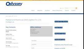 
							         Contact Us - Odyssey Logistics & Technology								  
							    