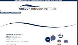 
							         Contact Us - Oregon Urology Institute								  
							    