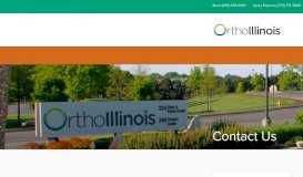 
							         Contact Us | Ortho Illinois								  
							    