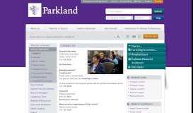
							         Contact Us | Parkland Health & Hospital System								  
							    