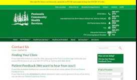 
							         Contact Us - Peninsula Community Health Services								  
							    