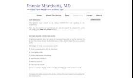 
							         Contact Us - Pennie Marchetti, MD								  
							    