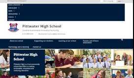 
							         Contact us - Pittwater High School								  
							    