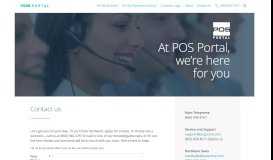 
							         Contact Us - POS Portal								  
							    