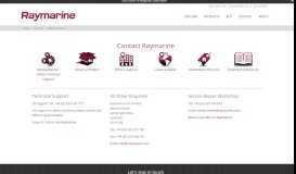 
							         Contact Us | Raymarine - A Brand by FLIR								  
							    
