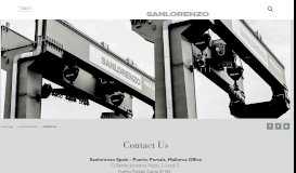 
							         Contact Us - Sanlorenzo Spain - Sanlorenzo Spa - Sanlorenzo Yachts								  
							    