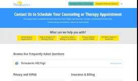 
							         Contact Us - Schedule, Reschedule, Cancel Appointment - Thriveworks								  
							    