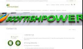 
							         Contact Us - ScottishPower								  
							    