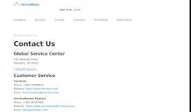 
							         Contact Us | ServiceMaster Company								  
							    