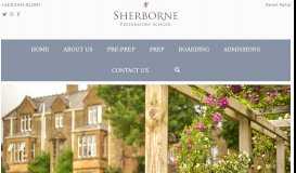 
							         Contact Us | Sherborne Preparatory School								  
							    