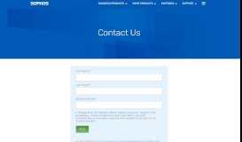 
							         Contact Us - Sophos Security Solutions for Data, Compliance and the ...								  
							    
