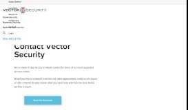 
							         Contact Us: Vector Security Systems | Vector Security								  
							    