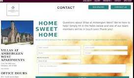 
							         Contact Us - Villas at Amberglen West - Holland Residential								  
							    