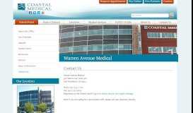 
							         Contact Us | Warren Avenue Medical | Coastal Medical of Rhode Island								  
							    