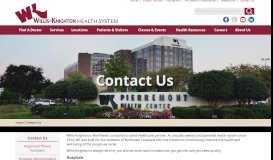 
							         Contact Us - Willis-Knighton Health System - Shreveport - Bossier City ...								  
							    