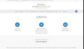 
							         Contact Us - WMA - Western Medical Associates								  
							    