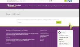 
							         Contact us - Yeovil District Hospital NHS Foundation Trust : Yeovil ...								  
							    