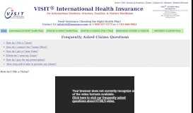 
							         CONTACT VISIT - International Student Health Insurance, OPT ...								  
							    