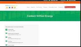 
							         Contact WilSon Energy with your residential enquiry								  
							    