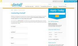 
							         Contacting Fastaff | Fastaff Travel Nursing								  
							    