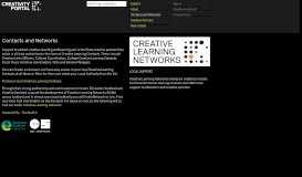 
							         Contacts and Networks - Creativity Portal								  
							    
