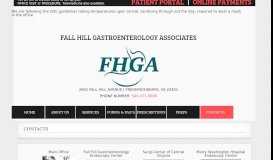 
							         Contacts | Fall Hill Gastroenterology | Fredericksburg VAFall Hill ...								  
							    