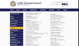 
							         Contacts - Little Wound School								  
							    