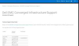 
							         Contacts – VCE Support | Dell EMC US								  
							    