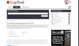 
							         Container Management Tools - LogTool								  
							    