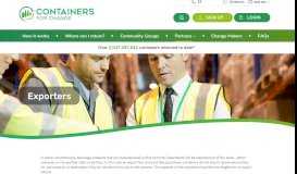 
							         Container Refund Scheme For Exporters | Container Exchange QLD								  
							    