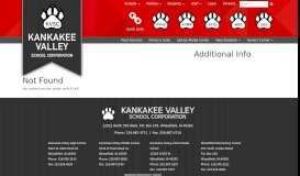 
							         Content - Kankakee Valley School Corporation								  
							    