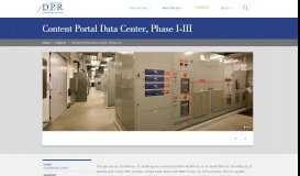 
							         Content Portal Data Center, Phase I-III | DPR Construction								  
							    