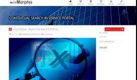 
							         Contextual Search in Service Portal - inMorphis								  
							    