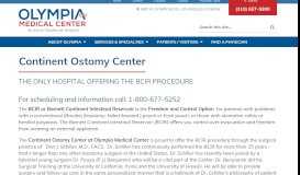 
							         Continent Ostomy Center (BCIR) - Olympia Medical Center								  
							    