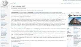 
							         Continental AG - Wikipedia								  
							    