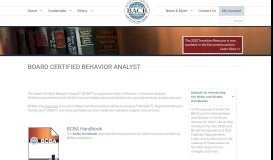 
							         CONTINUING EDUCATION – Behavior Analyst Certification Board								  
							    
