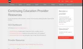 
							         Continuing Education Provider Resources - AIA								  
							    
