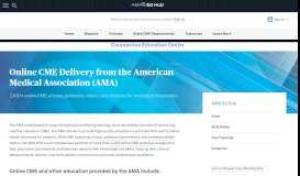 
							         Continuing Medical Education for Physicians | AMA								  
							    