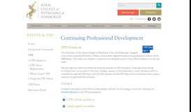 
							         Continuing Professional Development | Royal College of Physicians of ...								  
							    