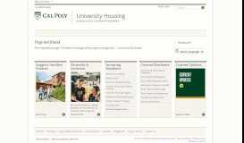 
							         Continuing Student Housing Fees - University Housing - Cal Poly, San ...								  
							    