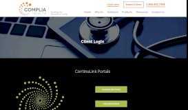 
							         ContinuLink Login | Complia Health								  
							    