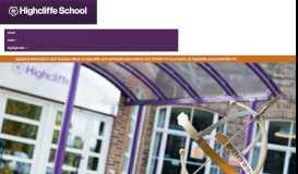 
							         Continuous Assessment Information | Highcliffe School								  
							    