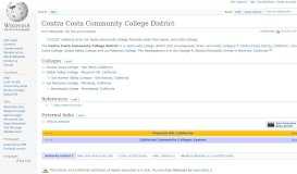 
							         Contra Costa Community College District - Wikipedia								  
							    