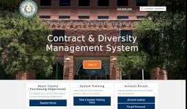 
							         Contract & Diversity Management System | Bexar County								  
							    