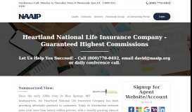 
							         Contract for Heartland National Life Insurance - NAAIP								  
							    